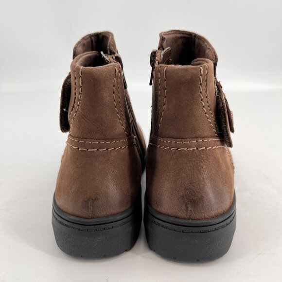 Clarks Collection Carleigh Leather Ankle Boots Women's Size 8 In Mushroom - Picture 11 of 14